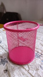 Metal Mesh Pen Holder for Desk (1 Pc): Pen Stand, Pencil Organizer, Stationery - Image 9