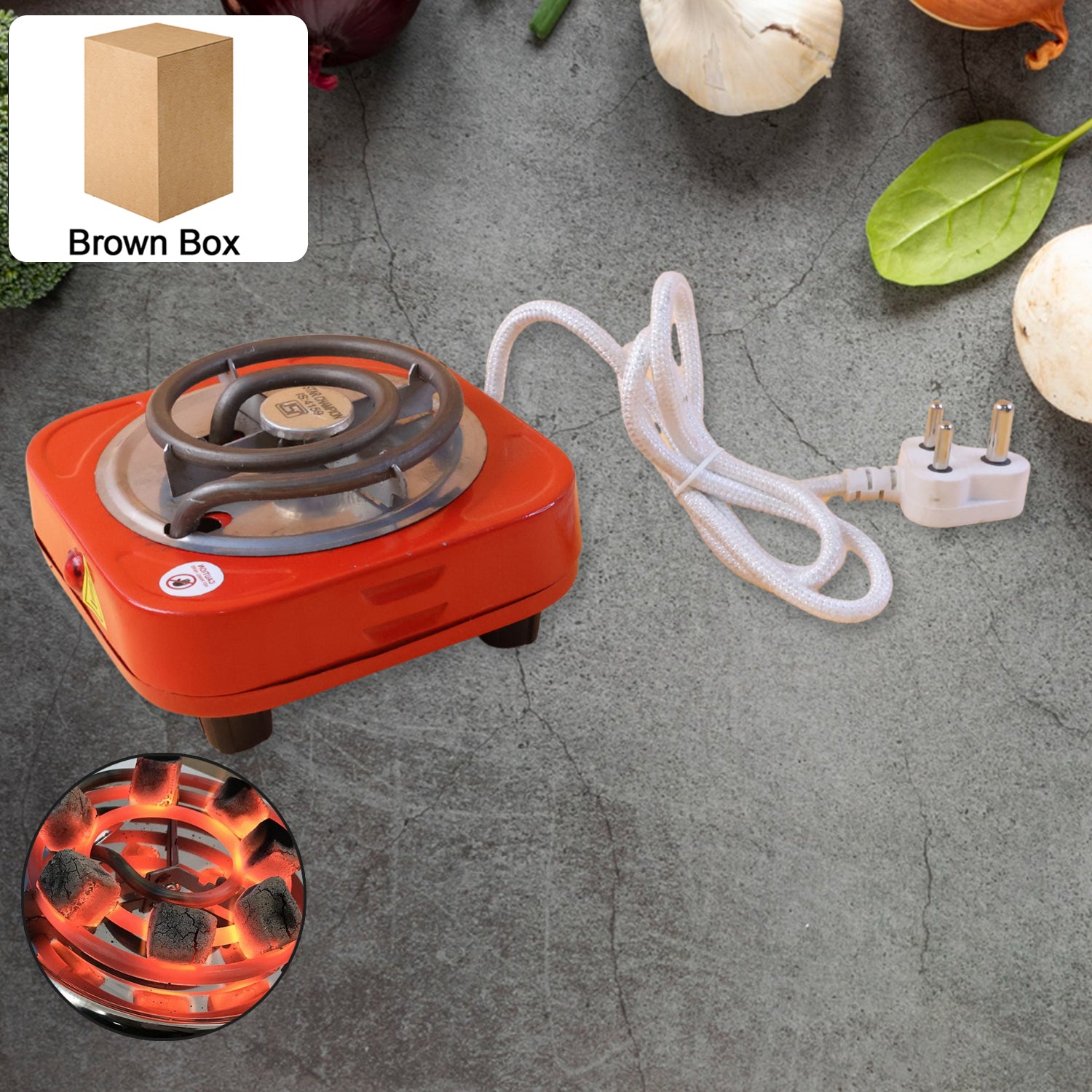 01_2ce34693-593f-45bd-88ce-f1ec553d7acd.jpg Portable Electric Hot Plate Single Burner -1 Pc - Image 1