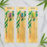 Eco-Friendly Bamboo Toothbrush Twin Pack (12 Packets × 24 Pieces)