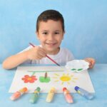 Watercolor Paint Set with 8 Vibrant Colors, Brushes, and Palette - Image 6