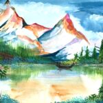 Watercolor Paint Set with 8 Vibrant Colors, Brushes, and Palette - Image 7