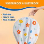 Flower-Printed Fan Cover - 1 Pc, 130x26 Cm - Image 4