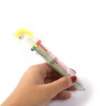 Cute Character Design 10-in-1 Multicolor Ball Pen (1 Pc) - Image 7