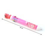 Cute Character Design 10-in-1 Multicolor Ball Pen (1 Pc) - Image 4