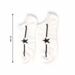 White Star Pattern Low-Cut Socks (1 Pair) - Image 6