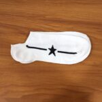 White Star Pattern Low-Cut Socks (1 Pair) - Image 8