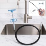 Flexible Spring Drain Cleaning Tool with Hand Grip (1 Pc / 57 Cm)