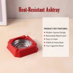 Heat-Resistant Ashtray (1 Pc) - Image 4