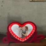 Heart Shape LED Photo Frame with Love Stand for Romantic Gifts - Image 5
