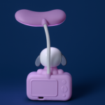 Dog Camera Kids Desk Lamp, Cute USB Rechargeable Study Night Light for Children - Image 2