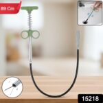 Flexible Spring Drain Cleaning Tool with Hand Grip (1 Pc / 89 Cm) - Image 2