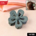 Flower Shaped Hair Claw Clip – 1 Pc - Image 2