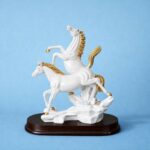 Running Horse Decorative Showpiece with Gold Accents for Home & Office Decor - Image 7