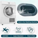 Super Absorbent Quick-Dry Oval Bathroom Floor Mat - Image 2