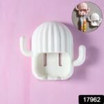 Wall Mounted Cactus-Shape Toothbrush Holder (1 Pc) - Image 2