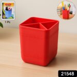 Officemate Pen Stand – Tri-Section Desk Organizer Stationery, Pens, Office Supplies - Image 2