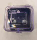 Silver-Toned Heart Stud Earrings with AD for women and girls - Image 5