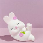 Cute Sleeping Bunny Mini Figurine for Kids Room & Desk Decoration - Image 3
