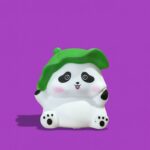 Cute Panda Mini Figurine Toy | Small Decorative Panda Showpiece for Kids & Home - Image 2