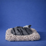 Cute Sleeping Cat Car Dashboard Decor Soft Plush Showpiece - Image 4