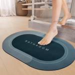 Super Absorbent Quick-Dry Oval Bathroom Floor Mat - Image 5