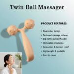 Dual Ball Facial and Body Massage Roller - 1 Pc - Image 4