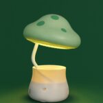 Mushroom Shape LED Night Lamp for Kids Room, Soft Warm Bedside Light - Image 3