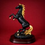 Rearing Horse Decorative Showpiece with Metallic Accents for Home & Office Decor - Image 4