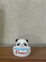 Cute White Panda Happy Desk Decor Showpiece for Kids Room & Office Table - Image 5
