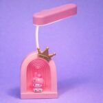 Cute Pink Lucky Cartoon LED Desk Lamp for Kids with Adjustable Neck Light - Image 3