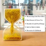 Gold Liquid Sand Timer Hourglass Stress Relief Sensory Toy for Kids - Image 4