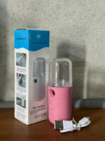 USB Rechargeable Nano Mist Facial Sprayer Portable Face Humidifier Pink - Image 5
