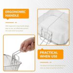 Stainless Steel Deep Fryer Basket with Long Handle (1 Pc) - Image 6