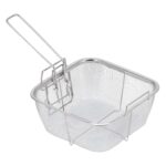 Stainless Steel Deep Fryer Basket with Long Handle (1 Pc) - Image 8
