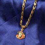 Lord Ganpati Devotional Pendant with Designer Chain