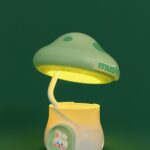 Mushroom Shape LED Night Lamp for Kids Room, Soft Warm Bedside Light - Image 2