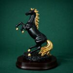 Rearing Horse Decorative Showpiece with Metallic Accents for Home & Office Decor - Image 3