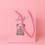 Peach Teddy Bear With Eternal Rose Gift Box | Romantic Love Gift for Her & Couples - Image 4