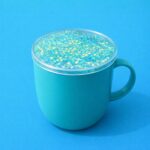 Glitter Resin Tea Coaster Round Sparkle Cup Coaster for Table Decor (MUG NOT INCLUDED) - Image 3