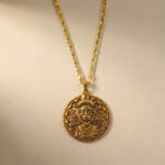 Lord Hanuman Coin Style Devotional Pendant with Chain - Image 6