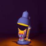 Cute Cartoon LED Desk Lamp with Night Light, Adjustable Study Lamp for Kids - Image 4