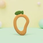 Mango-shaped silicone baby teether - Image 2