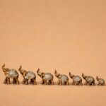 Gold Silver Elephant Family Showpiece Set for Home Décor & Gifting - Image 5