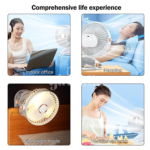 Portable Mini Fan with Clip Stand (1 Pc) - Image 3