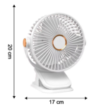 Portable Mini Fan with Clip Stand (1 Pc) - Image 8