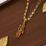 Lord Shiva Standing Devotional Pendant with Designer Chain - Image 3