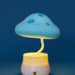 Cute Blue Mushroom LED Night Lamp for Kids Bedroom, Nursery & Bedside Decor - Image 3