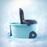 Steel Jari Bucket Mop Set with Microfiber Spin Mop (1 Set) - Image 7