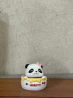 Cute Bow Panda Warm Desk Decor Showpiece for Home & Office Table - Image 4