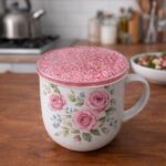 Pink Glitter Resin Tea Coaster for Cups & Mugs ( MUG NOT INCLUDED) - Image 2